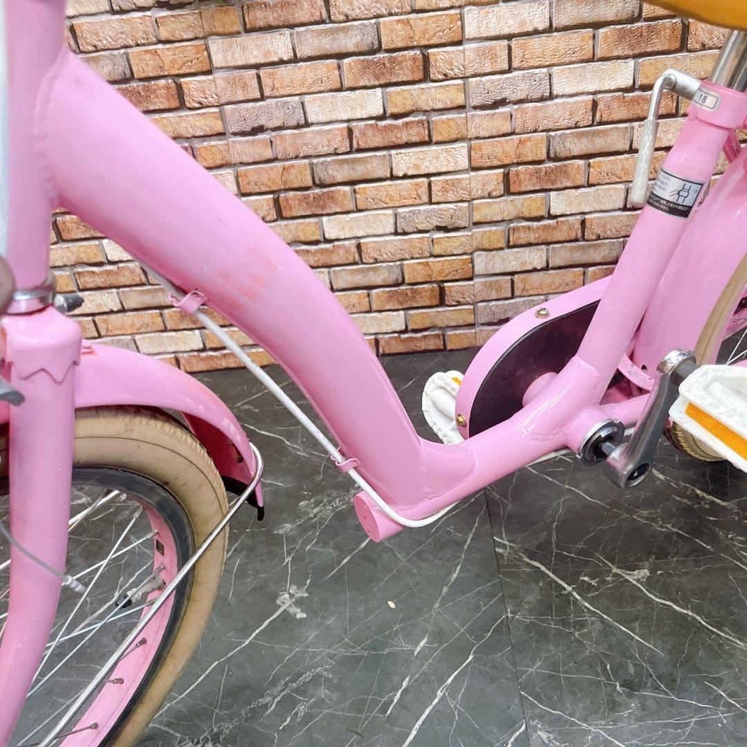 【13】子供用自転車 子供車 ピンク 18インチ シングル