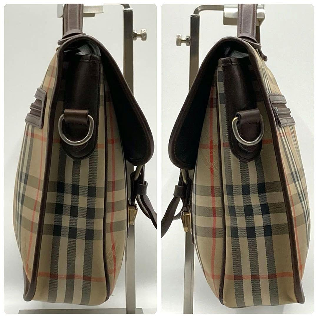 バーバリー ノバチェック 2way ビジネスバッグ ブリーフケース ショルダー