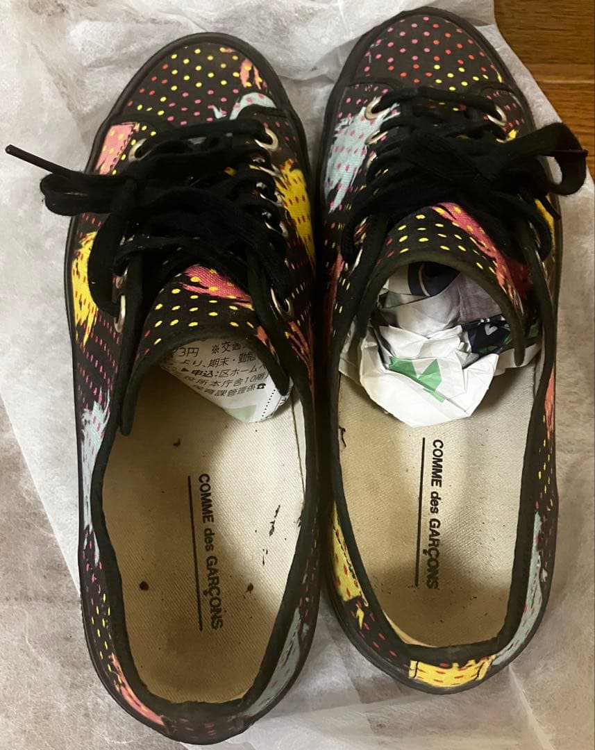 コムデギャルソン2013GW アンディウォーホル スニーカー