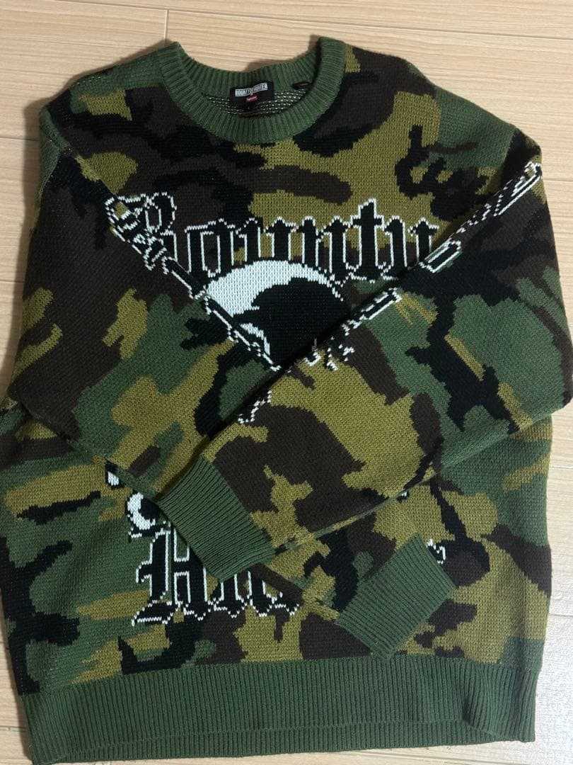 Bounty Hunter✖️Supremeカモフラージュセーター