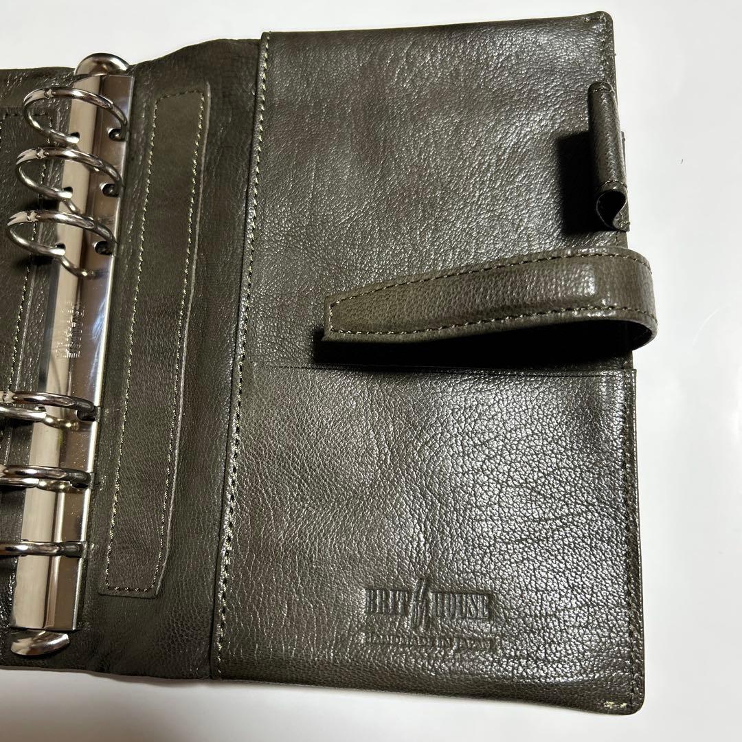 BRIT HOUSE山羊革システム手帳カバー