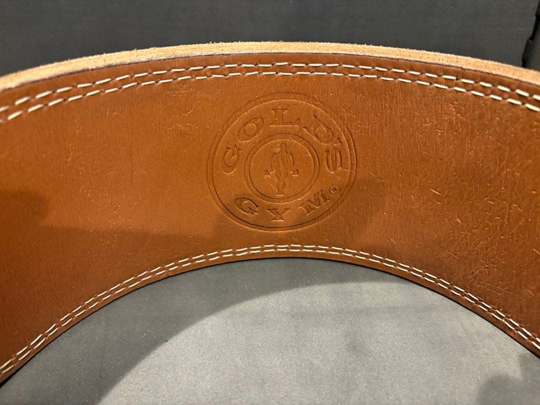 GOLD'S GYM プロレザー トレーニングベルト　 Sサイズ