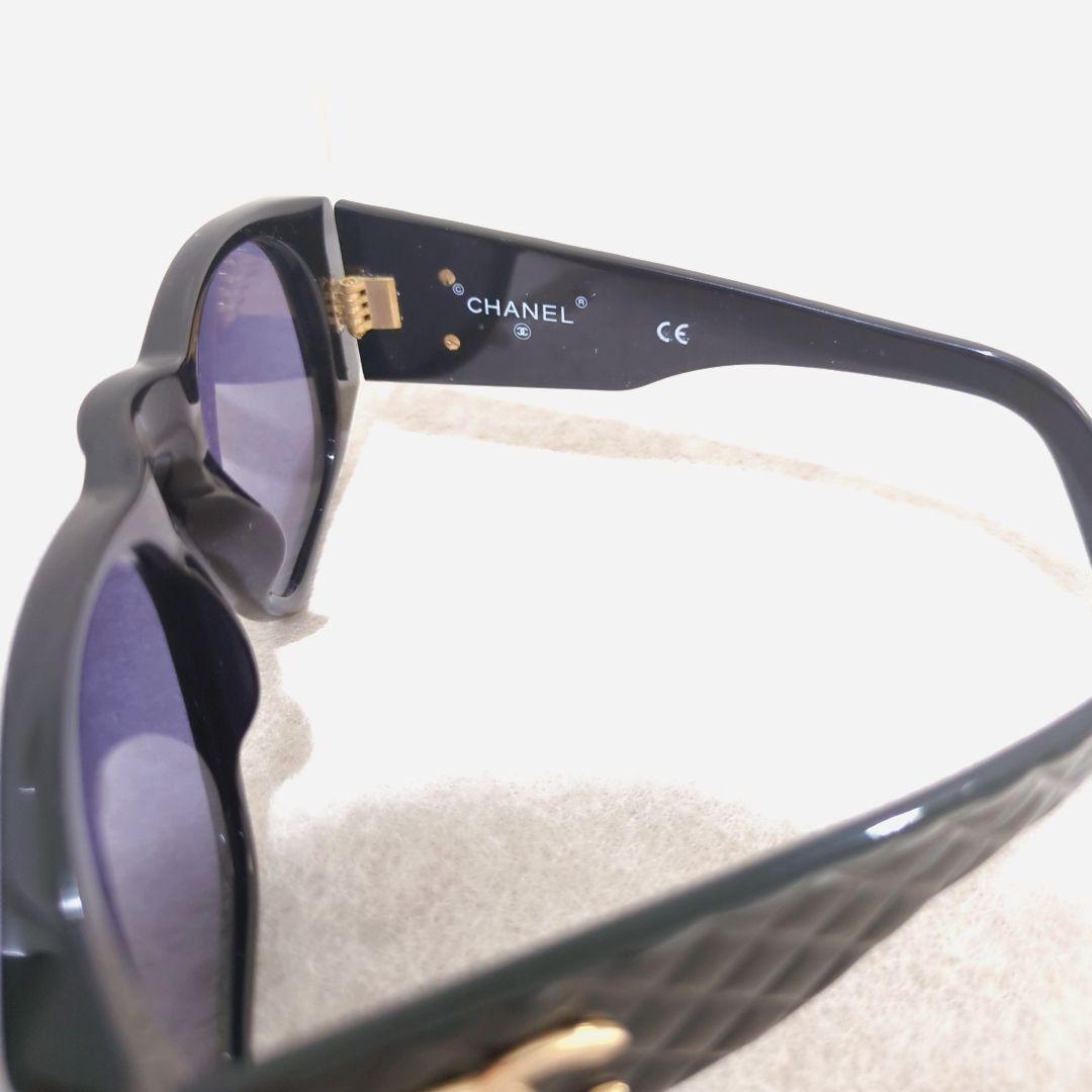 【CHANEL】シャネル サングラス ココマーク マトラッセ ブラック