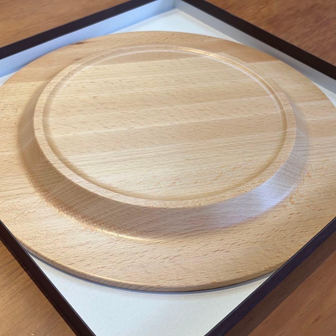 伝統工芸 箱根寄木細工　大皿 リムプレート（大）