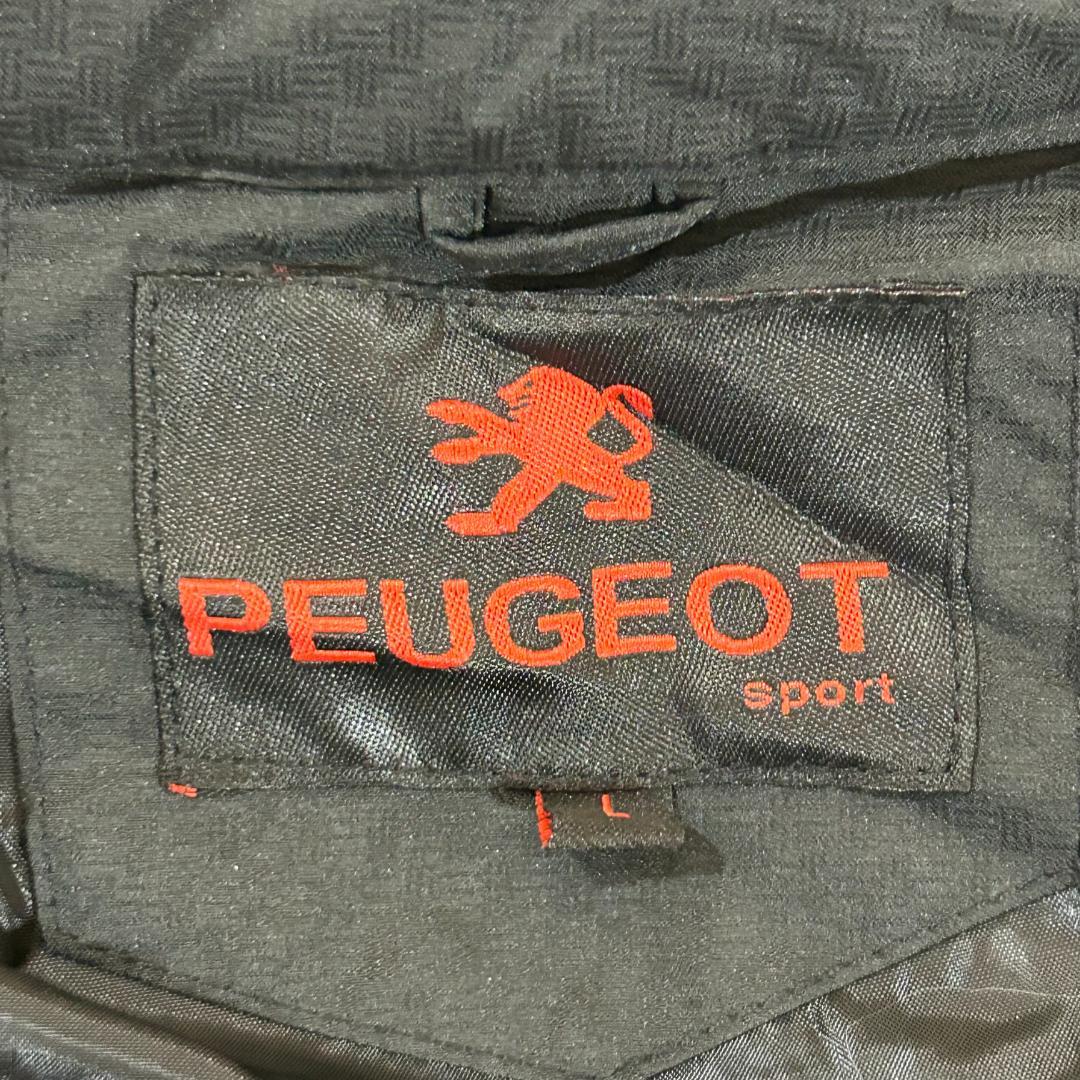 新品タグ付　PEUGEOT　プジョー　レーシングジャケット　モーター　ロゴ　L