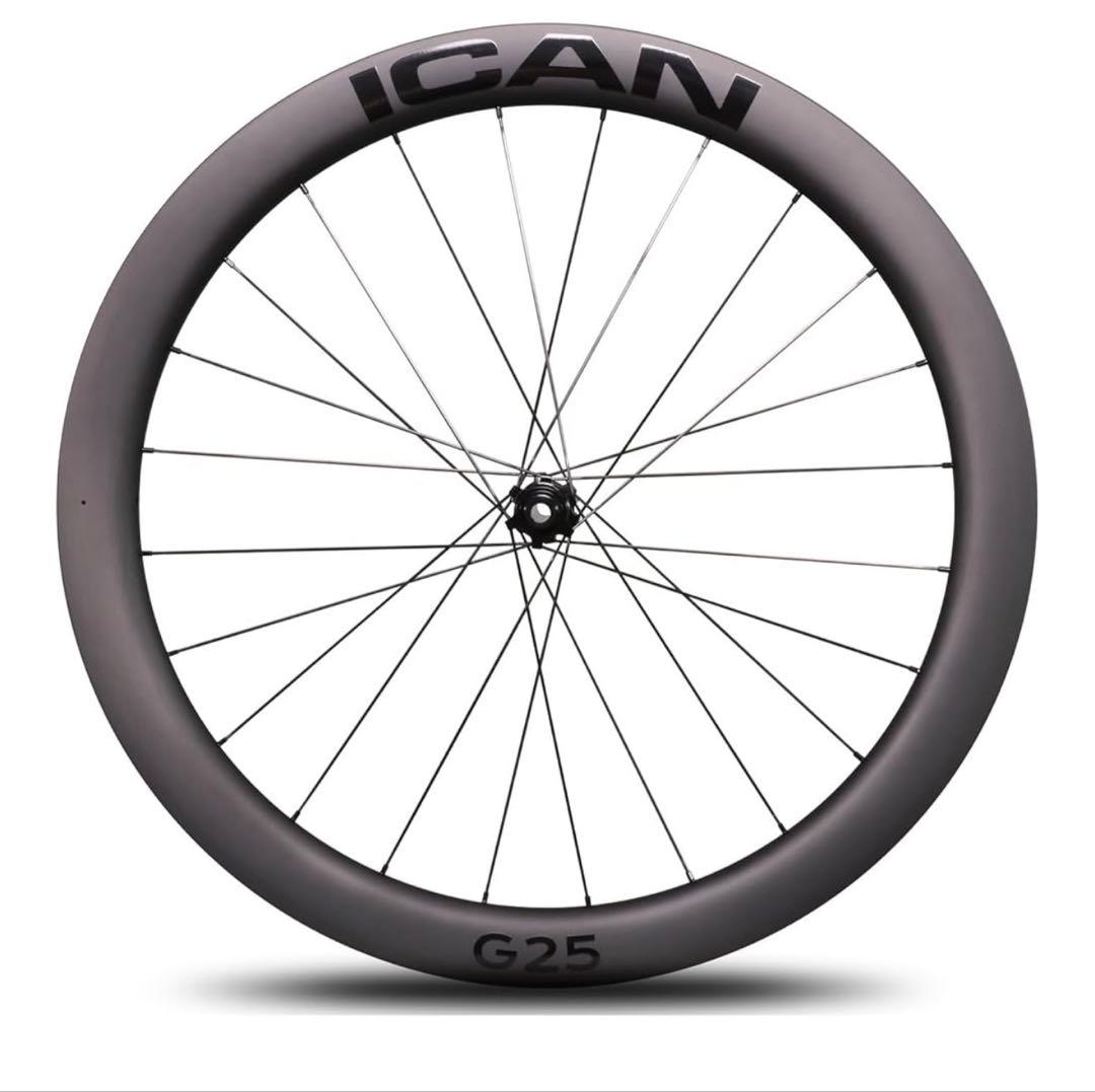 【最終値下げ】送料無料　ICAN カーボンホイールG25