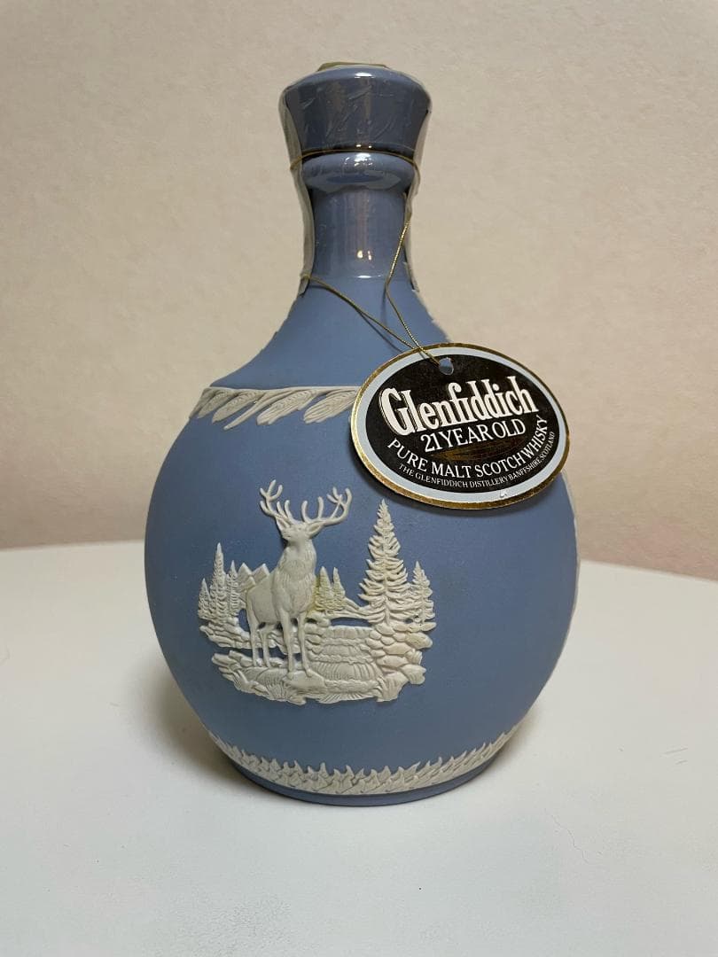 【美品】グレンフィディック21年 ウェッジウッド デキャンタ　700ml　43％