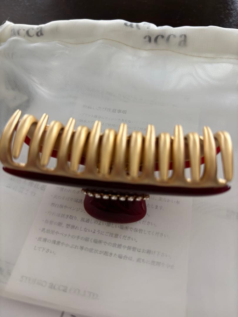 acca ニューコラーナクリップ　ボルドーM