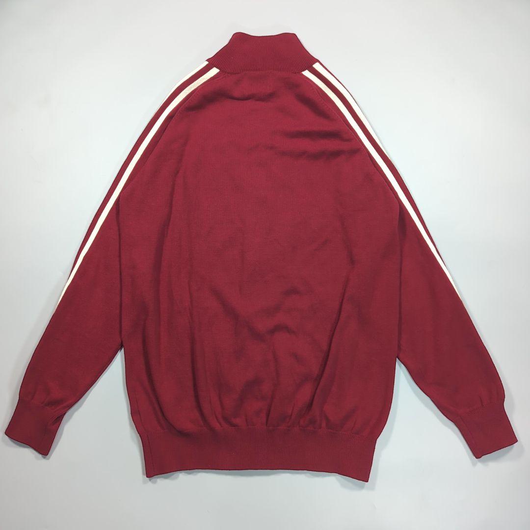 【希少カラー サイズ】アディダス ニットトラックジャケット トレフォイル 刺繍