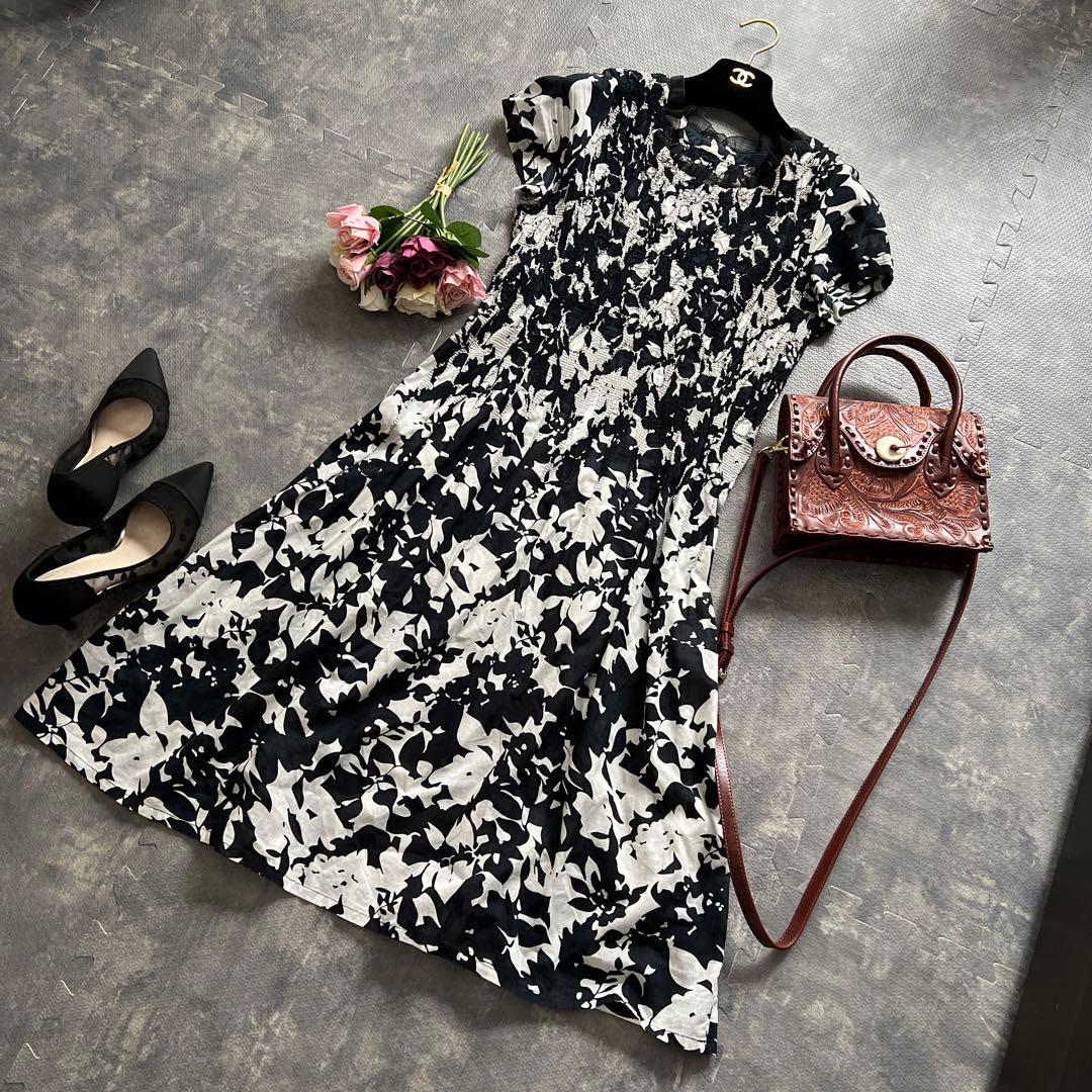 上品♡上半身ゴム仕様♡マタニティ　妊婦・褥婦さんにも♡ ロングワンピース