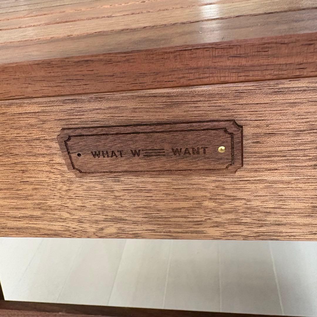 ひーろWHAT WE WANT エクステンションテーブル6点ウォールナット