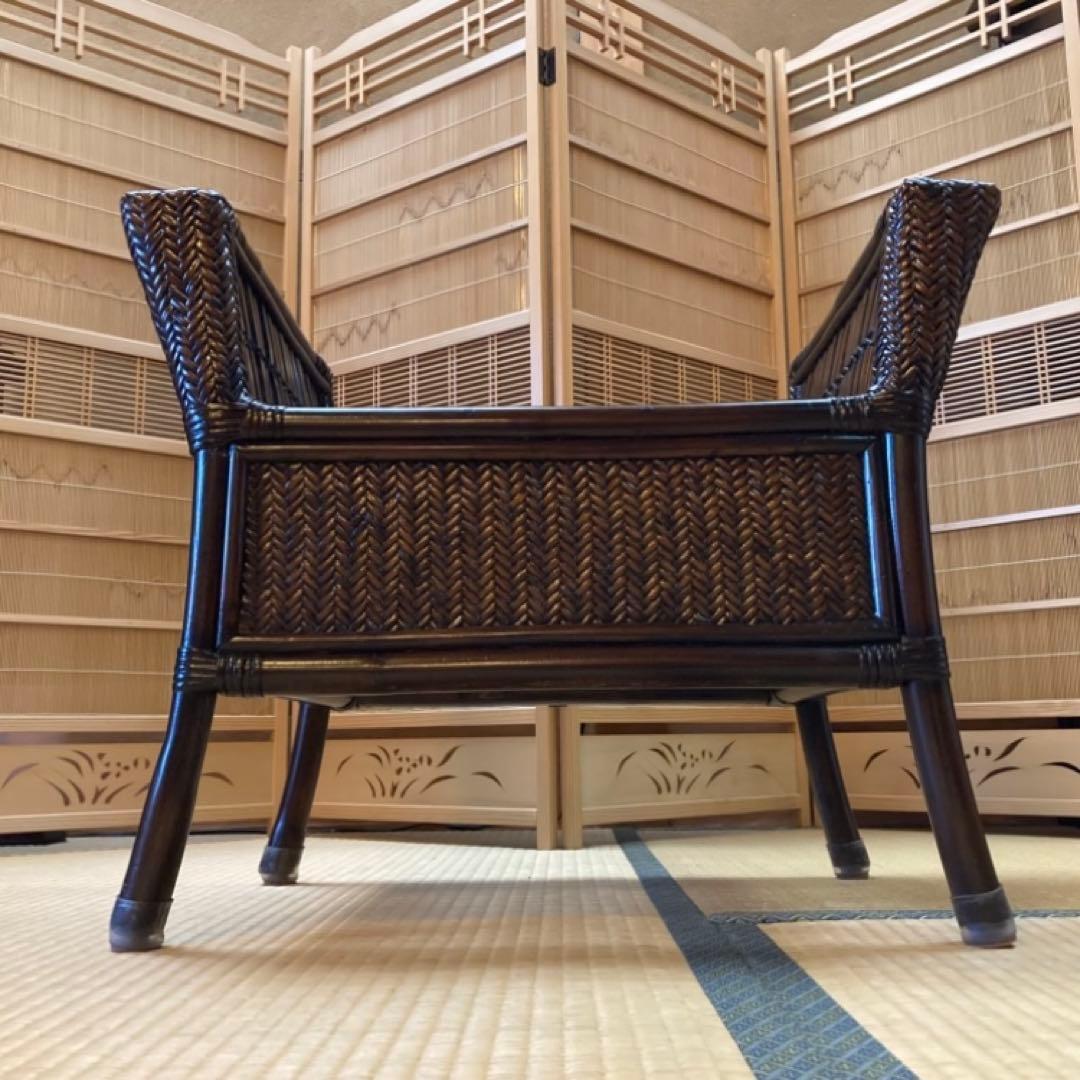 竹製 スツール チェア 椅子 ベンチ 置物台 飾り棚 和風 家具 モダン レトロ