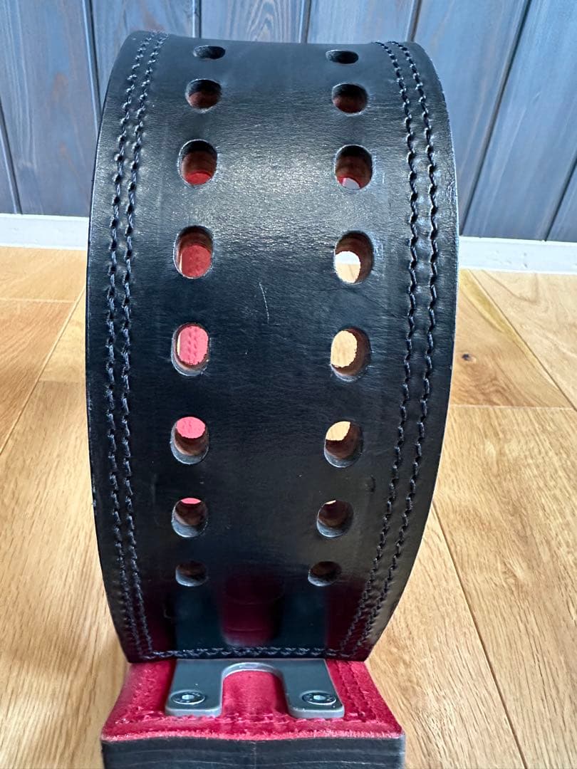 SBD トレーニング・パワーベルト Sサイズ　ブラック/レッド