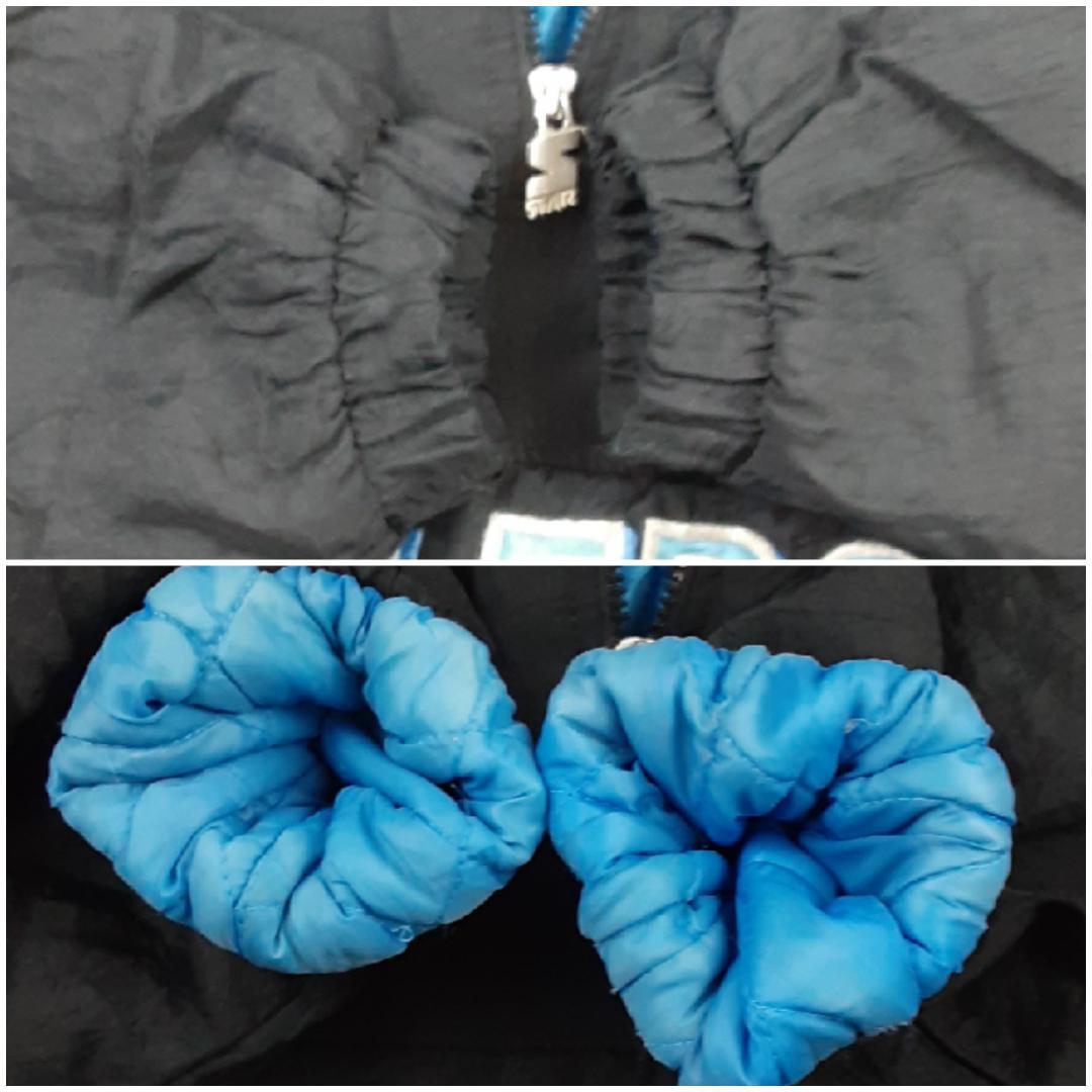 美品◎STARTER NFL OILERS プルオーバーナイロンジャケット 黒