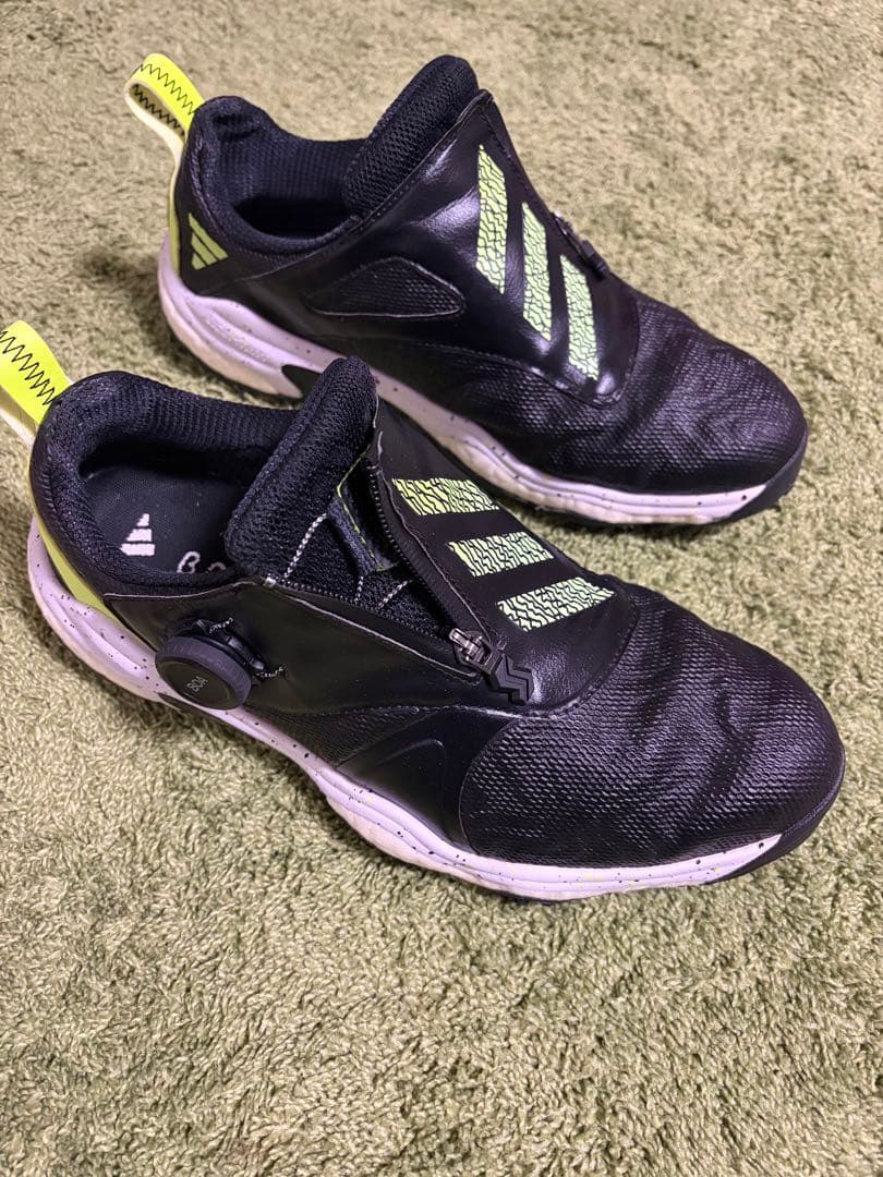 adidasコードカオス25 BOAブラック/グリーン 26.5cm