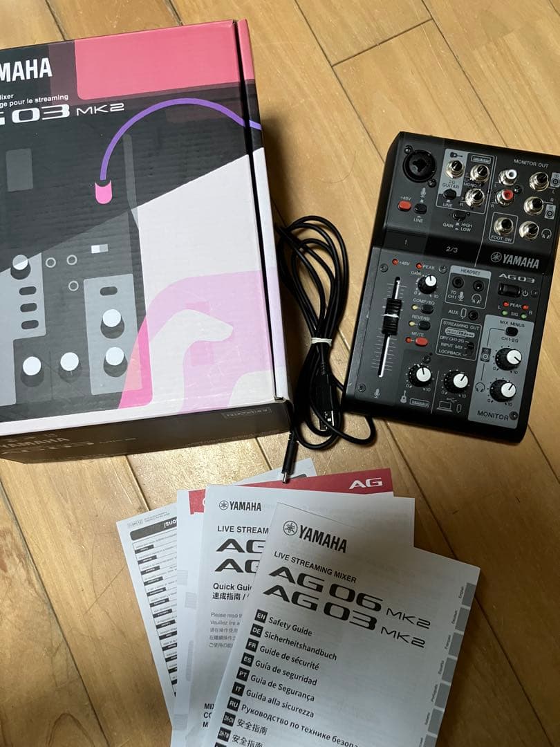 ‼️新品同様 YAMAHA AG03MK2 ブラック