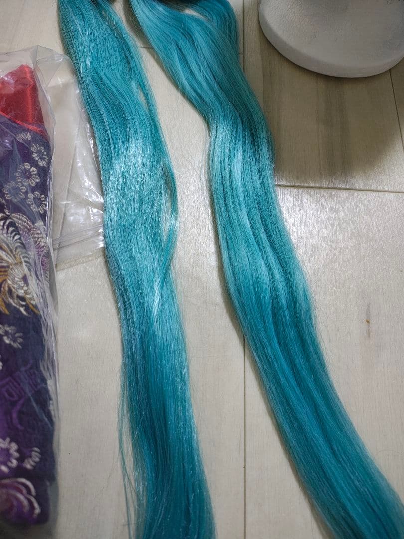 初音ミク 雨夢楼 花魁コスプレ ウィッグ 衣装 飾りフルセット