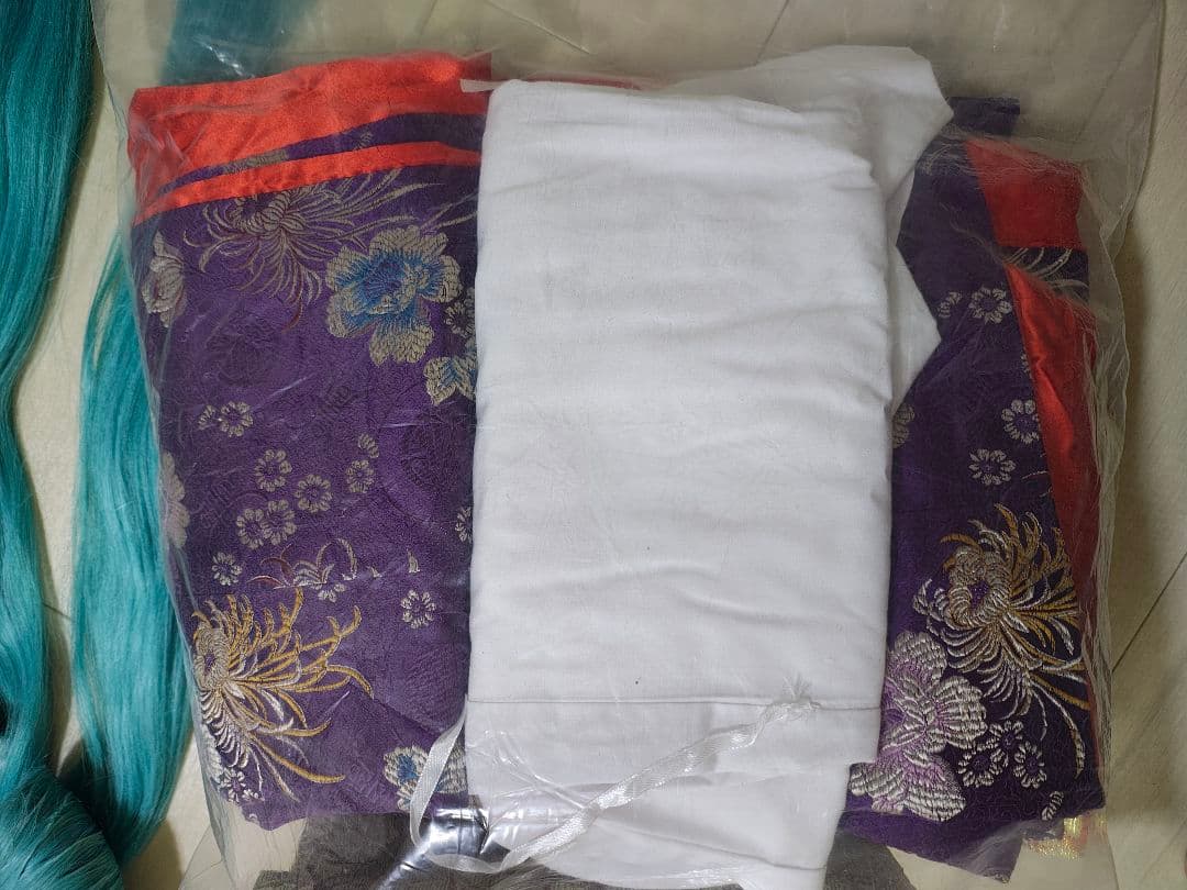 初音ミク 雨夢楼 花魁コスプレ ウィッグ 衣装 飾りフルセット