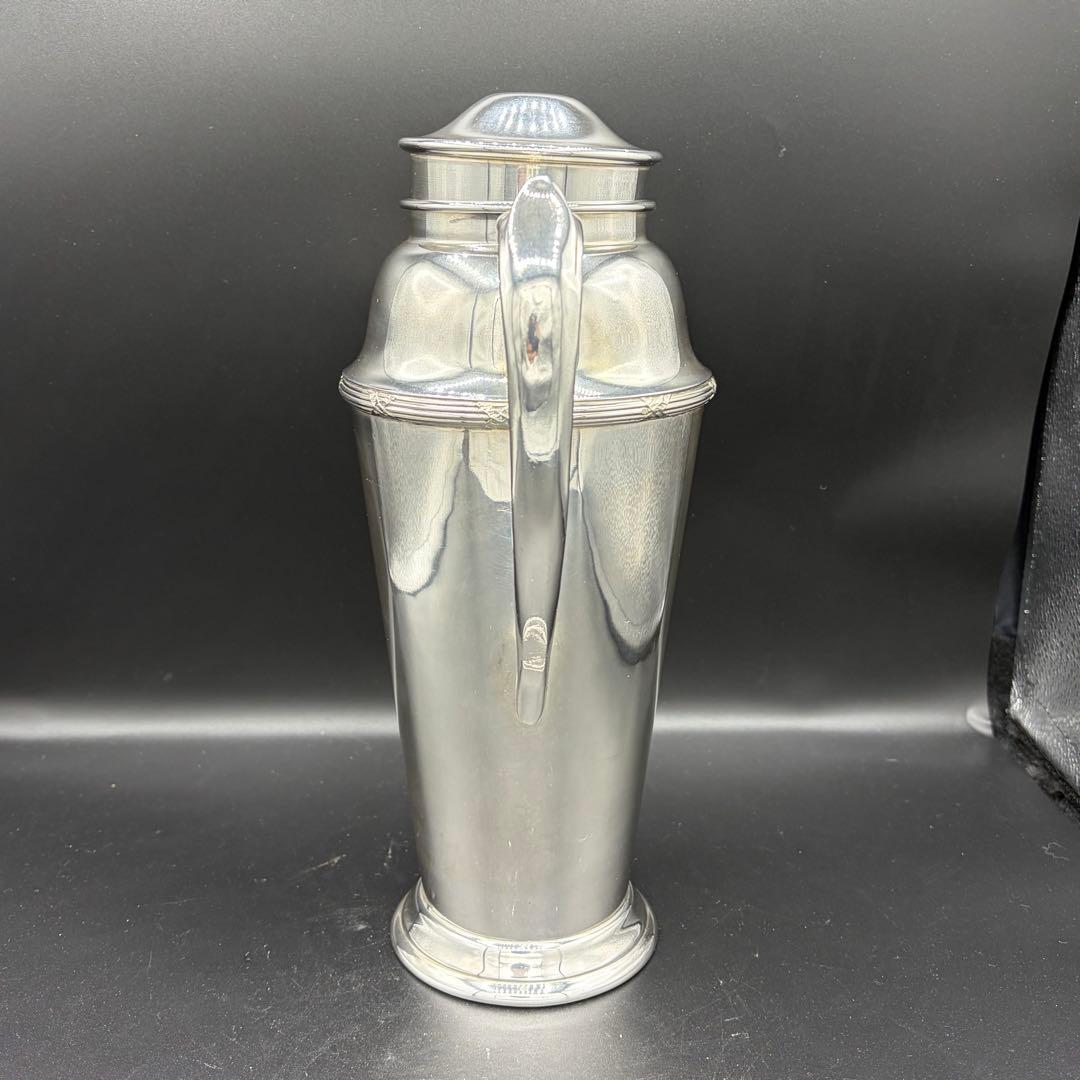 ビンテージ【ウィリアムロジャース】カクテルシェーカー・純銀プレート