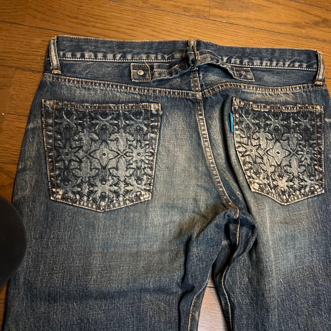 swagger デニムw34 ✨希少な刺繍✨