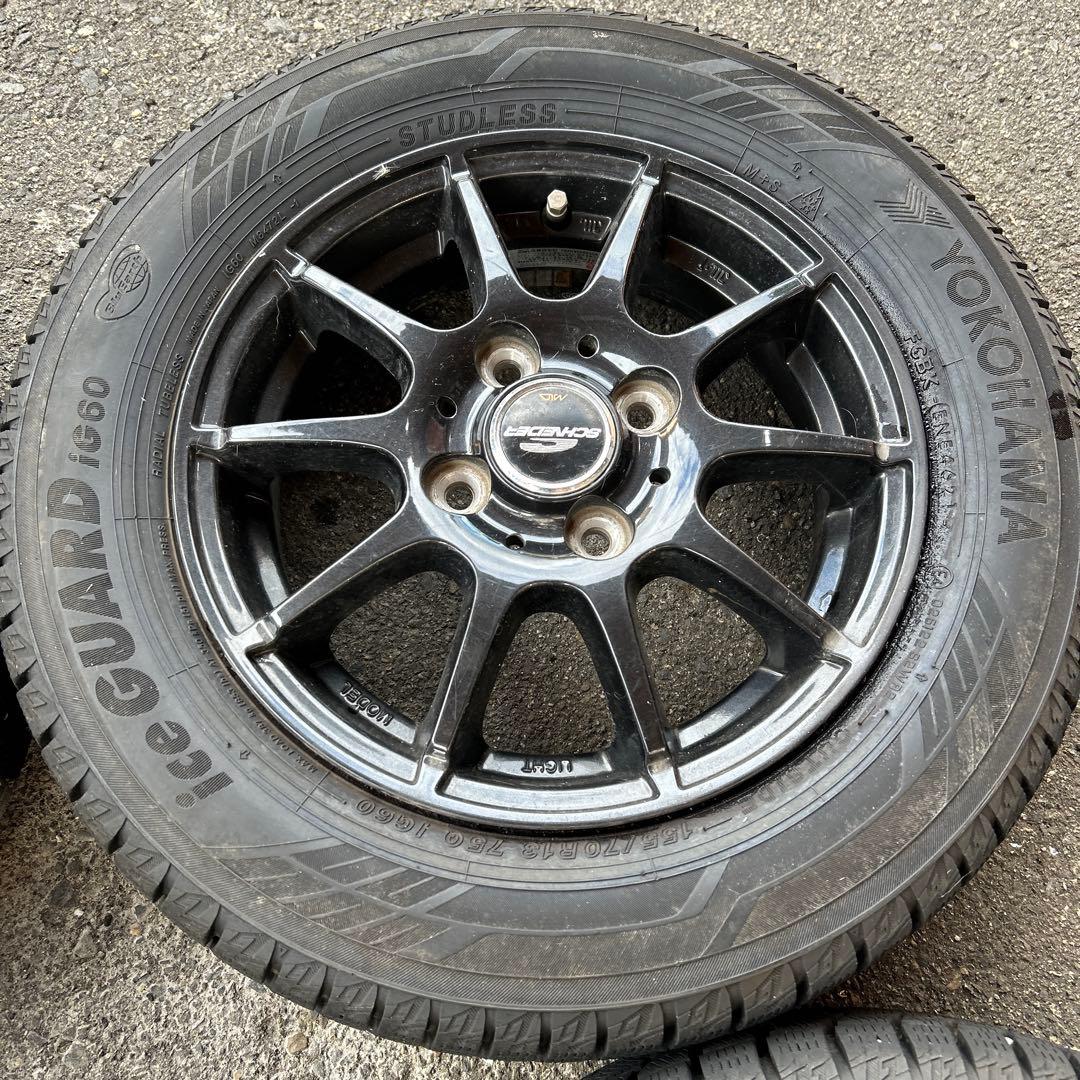 ⭐︎新春セール⭐︎ヨコハマ　スタッドレスiG60 4本　155/70R13 21年製