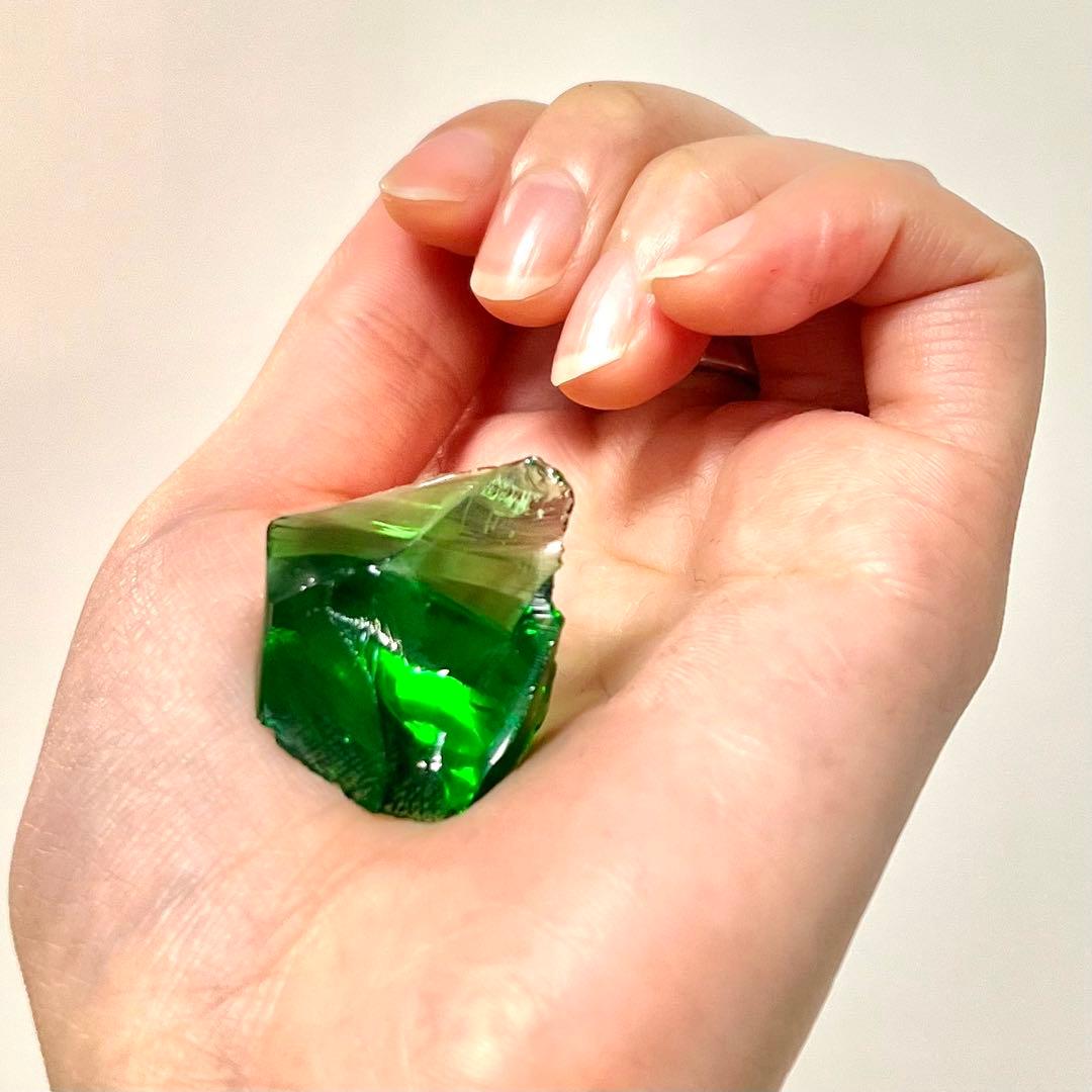 美✨希少✨本物 シエラ産 純正 アンダラクリスタル ✨魔法使いマーリングリーン✨