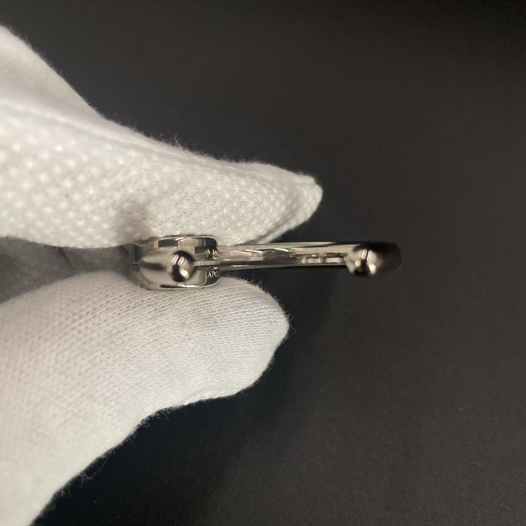 確実正規品　美品　ルイヴィトン　ブローチ　フープ型　MP2032 シルバー