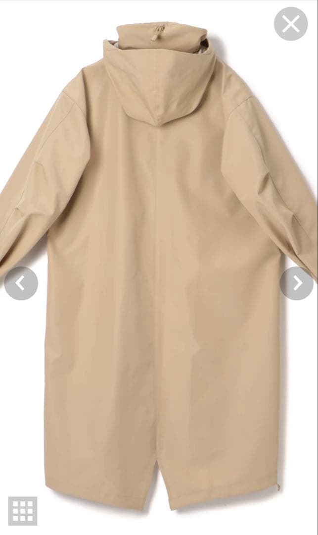 k*.様 Hyke ベージュ フード付きロングコート サイズ3 (新品・未開封)