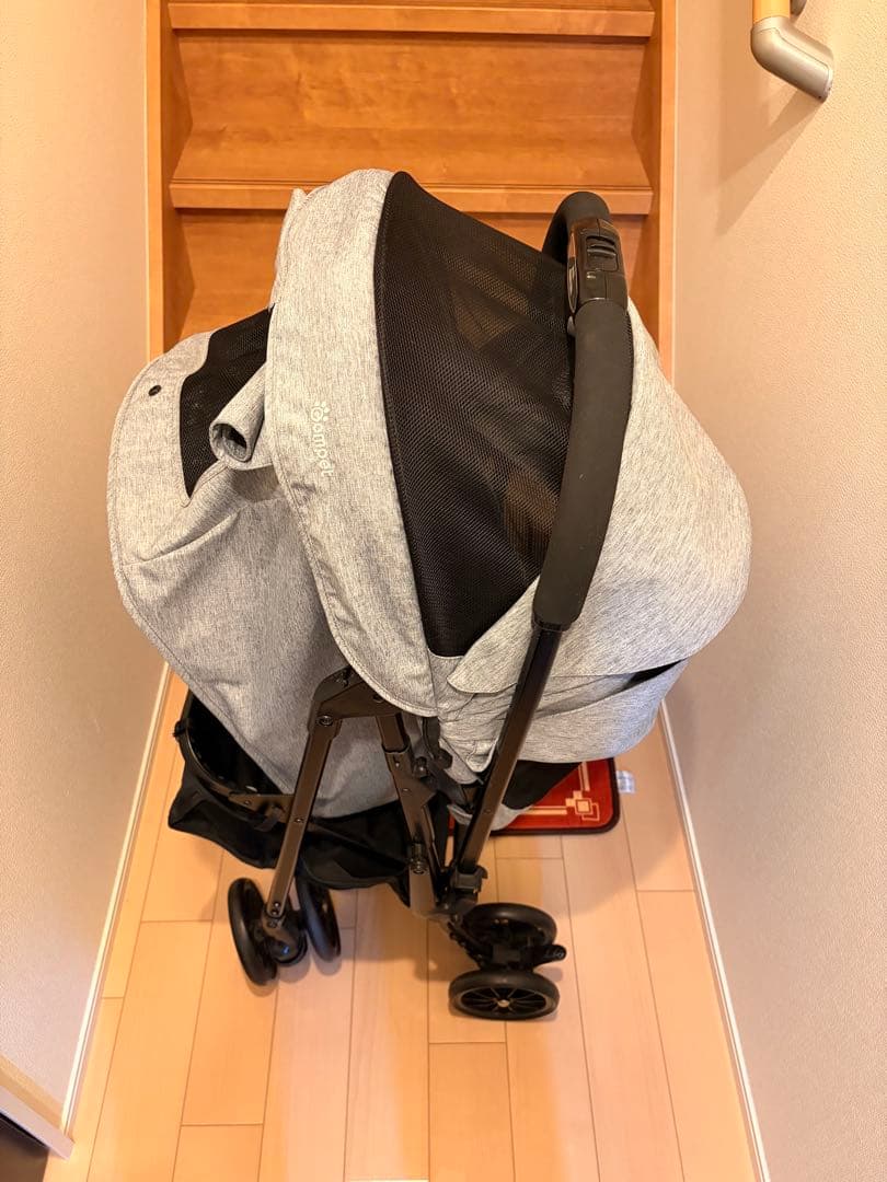 ペットカート miliclan lite ミリクランライト ライトグレー　2匹用