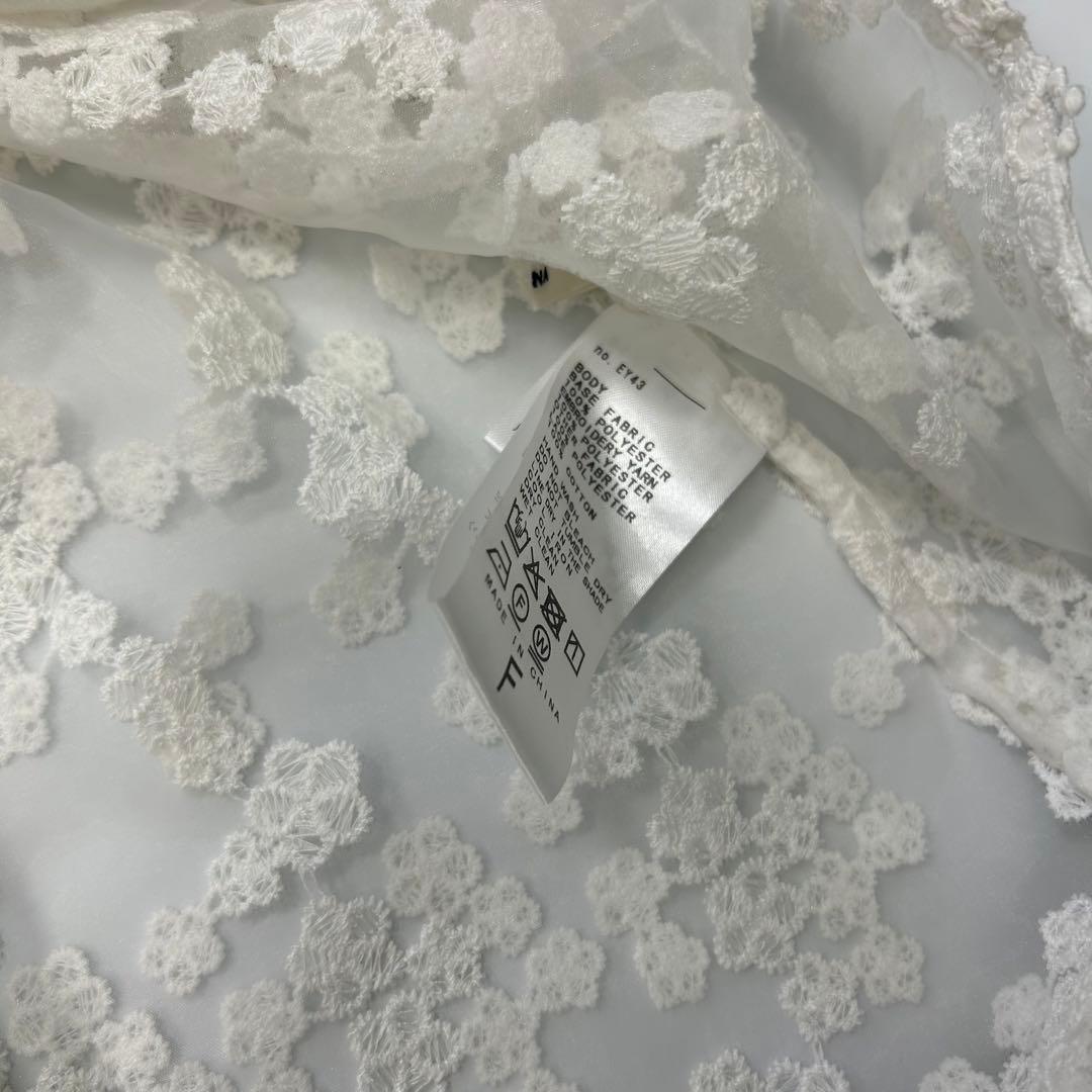 【新品未使用、25ss】IENA（イエナ）フラワーエンブロイダリー キャミソール