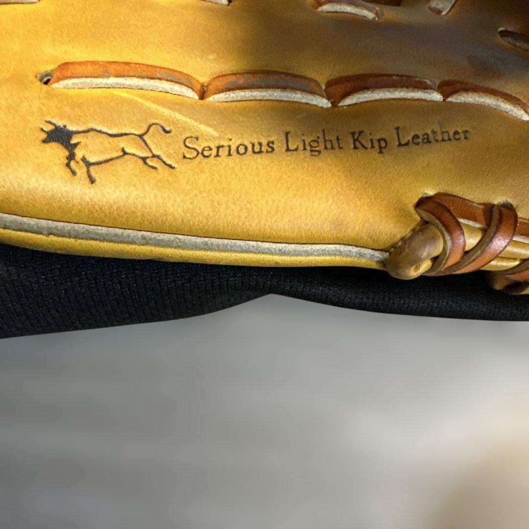 Mizuno Pro 軟式グローブ イエロー 収納袋付き