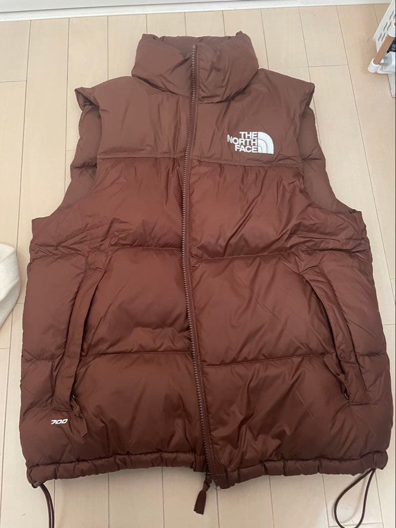 ヌプシベスト ダウンベスト ダークオーク ブラウンダウンベスト M