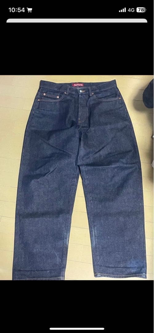 あ*や様 supreme baggy denim 32in