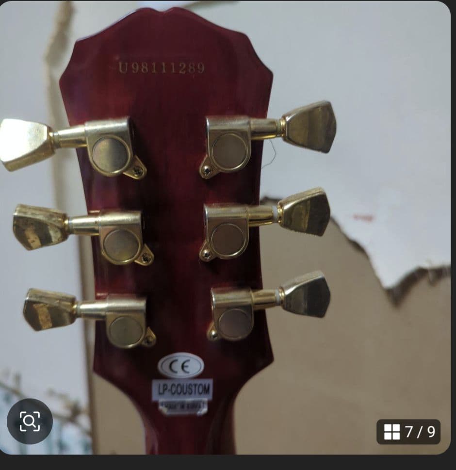 エピフォン　Epiphone　レスポール　オレンジ　ギター　楽器