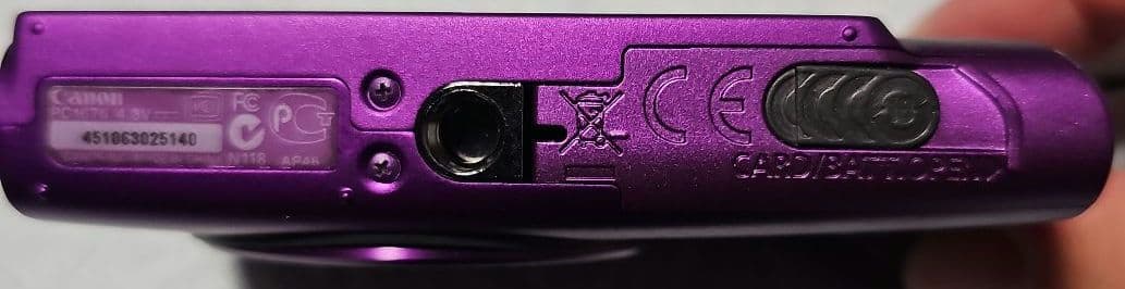 キャノン Canon IXY 600F パープル コンパクトデジタルカメラ 中古