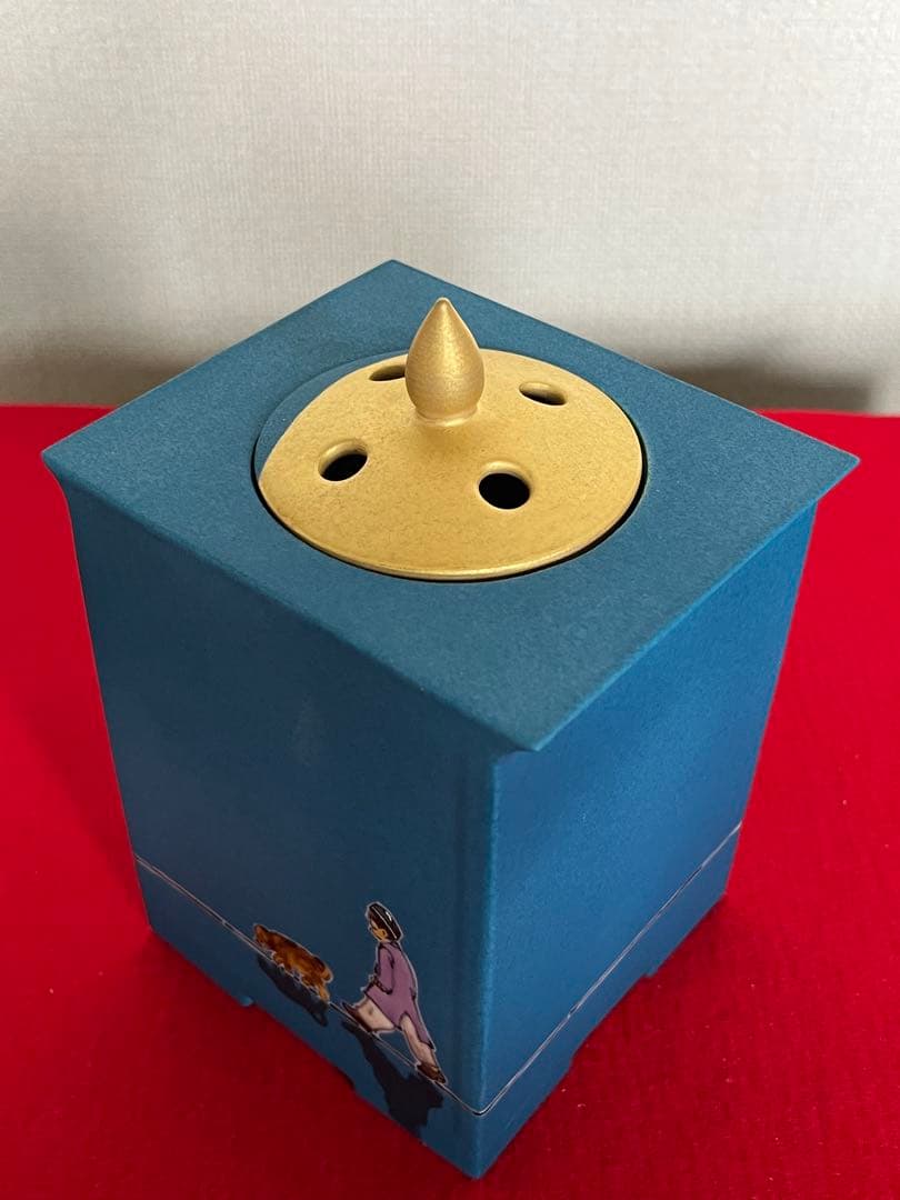 武腰一憲 サマルカンドブルー 香炉 『色絵 遠い日 香器 静夜』 K375