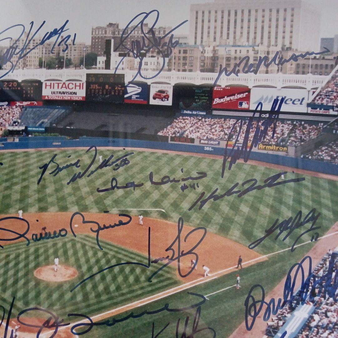 MLB NY ニューヨーク ヤンキース 2004年 直筆 サイン フォト 証明書