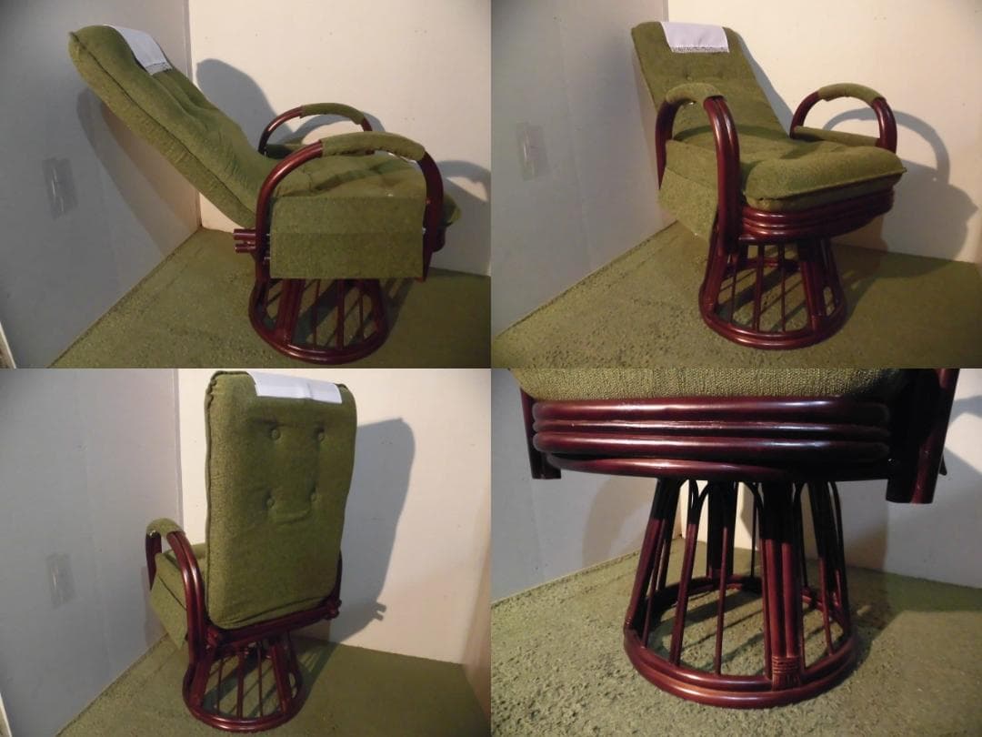 【全国一律送料無料】高級ギア式リクライニング回転座椅子【スーパーハイタイプ】