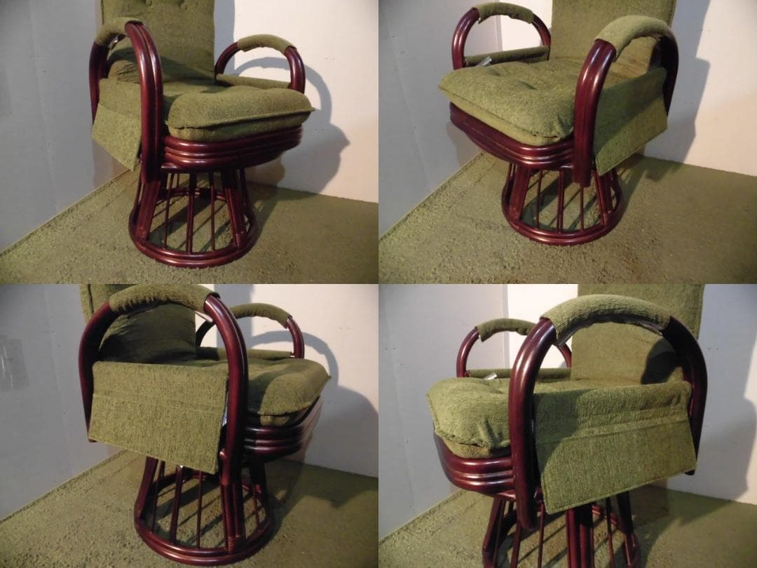 【全国一律送料無料】高級ギア式リクライニング回転座椅子【スーパーハイタイプ】