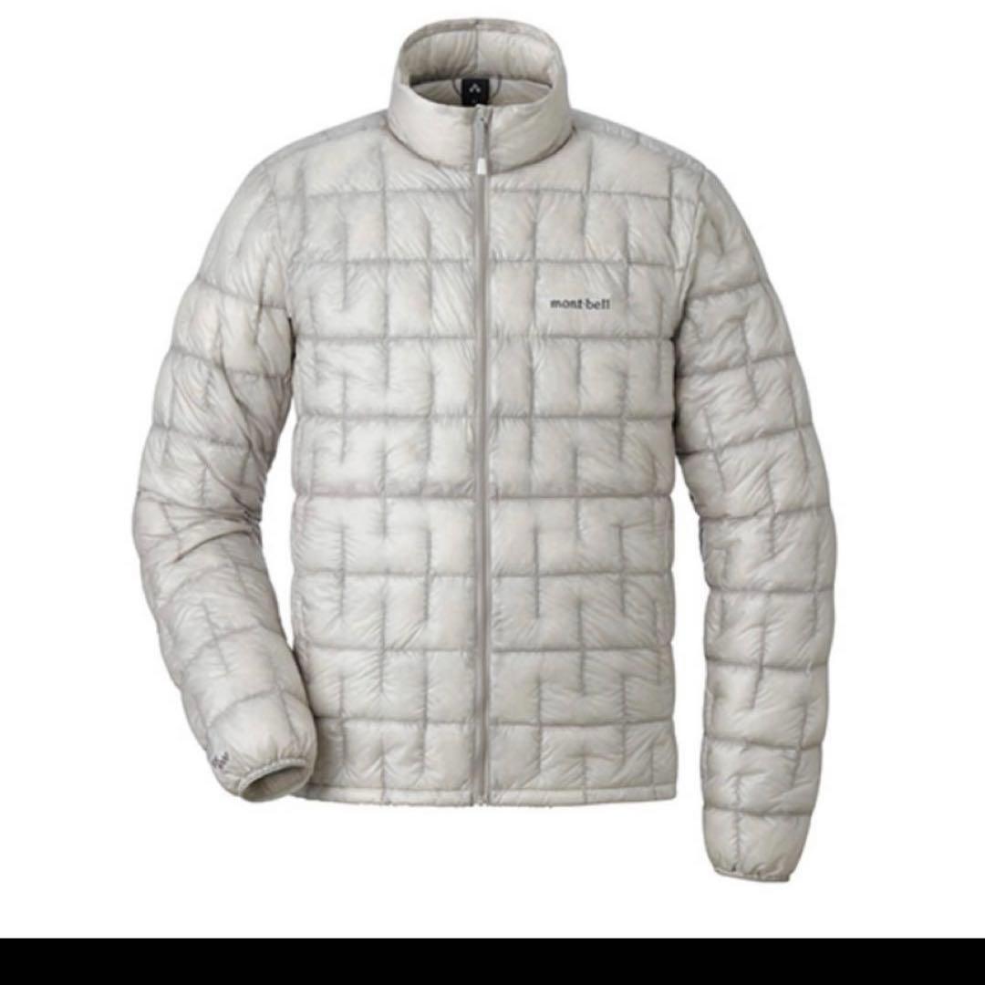 mont-bell プラズマ1000 M シルバー 白 ダウンジャケット