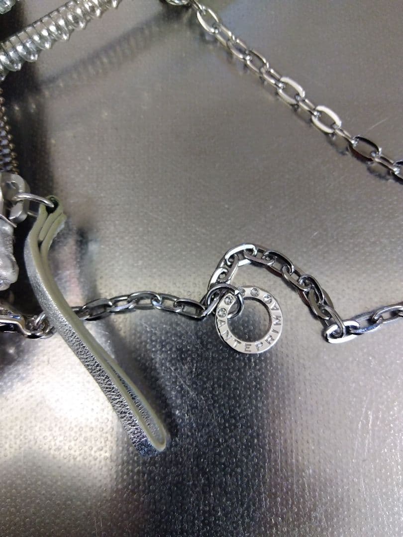 極美品アンテプリマ ワイヤーバッグ スタンダード スクエアラージ シルバー