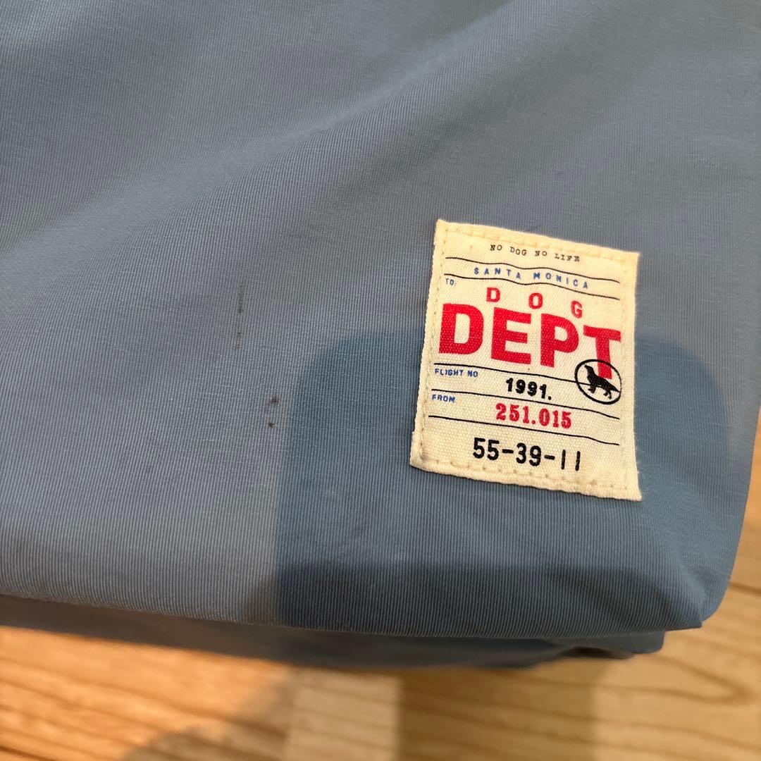 DEPT グレイッシュブルー キャリーバッグ