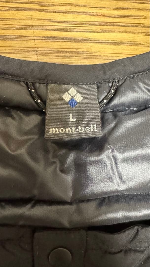 【美品】mont-bell モンベル インナーダウン　半袖ダウン