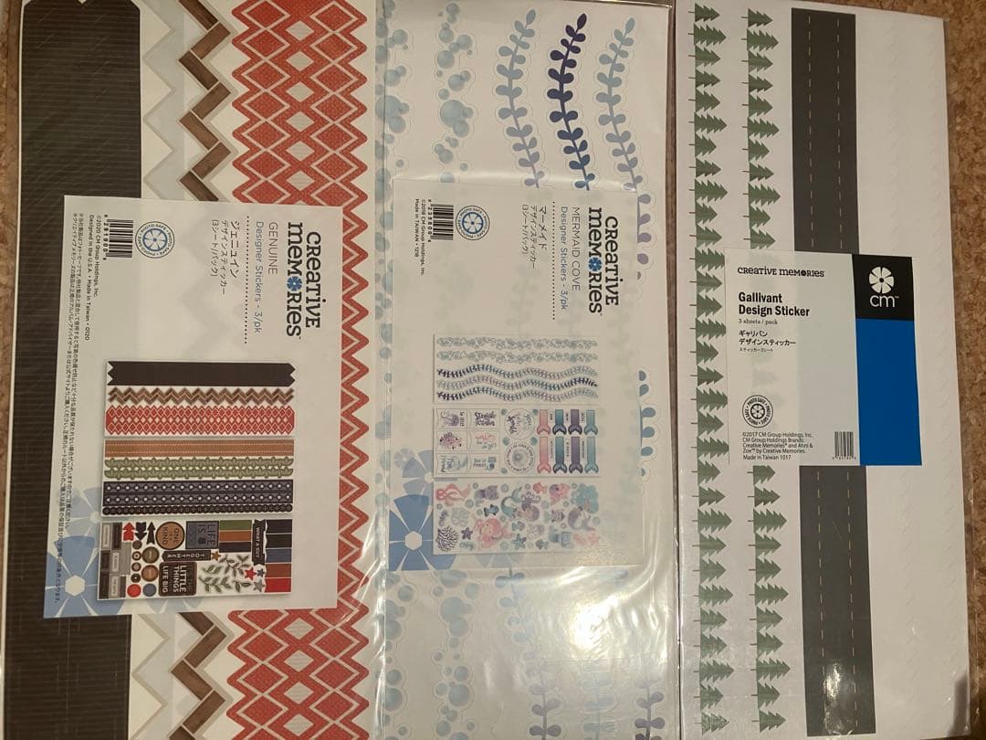 クリエイティブメモリーズ スティッカーなど色々　ピクチャーデイズ⭐️未対応多々あり