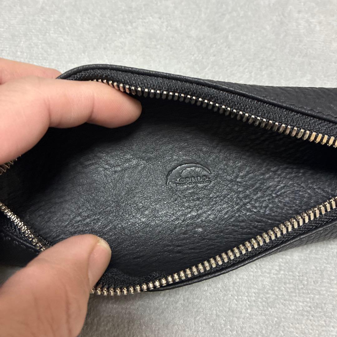 CORBO. レザー ペンケース ブラック