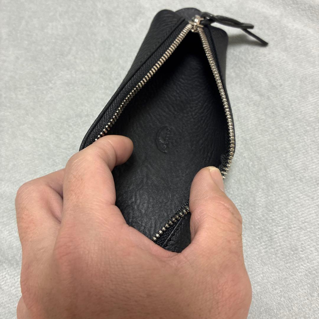 CORBO. レザー ペンケース ブラック