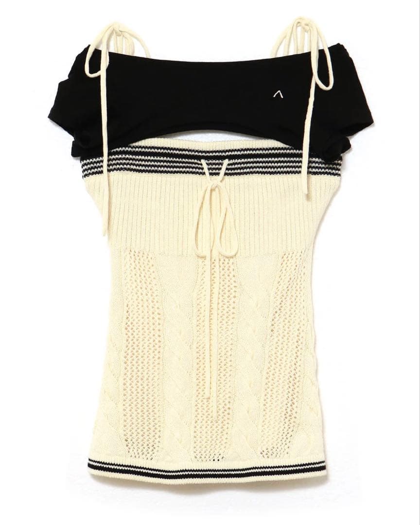トップス Kitty cable knit tops ivory andmary