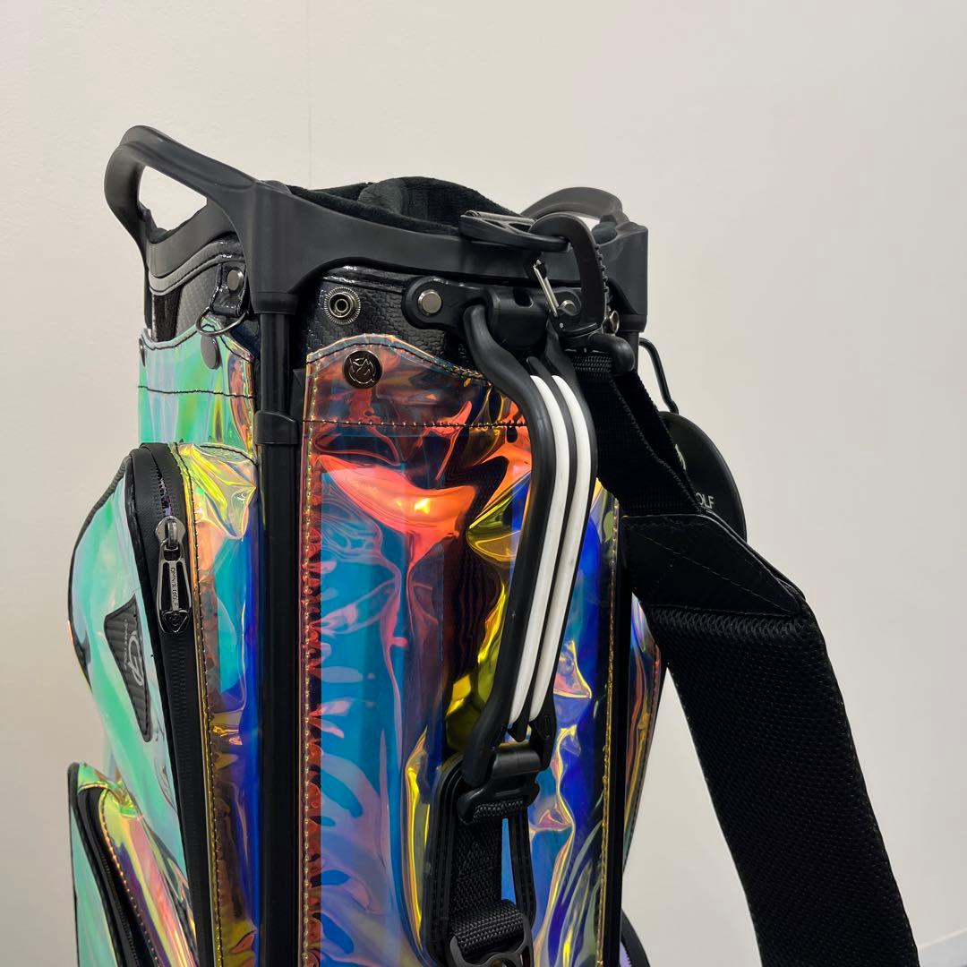 【新品】オムニクス レインボーゴールド キャディバッグ （組み立て完成済）