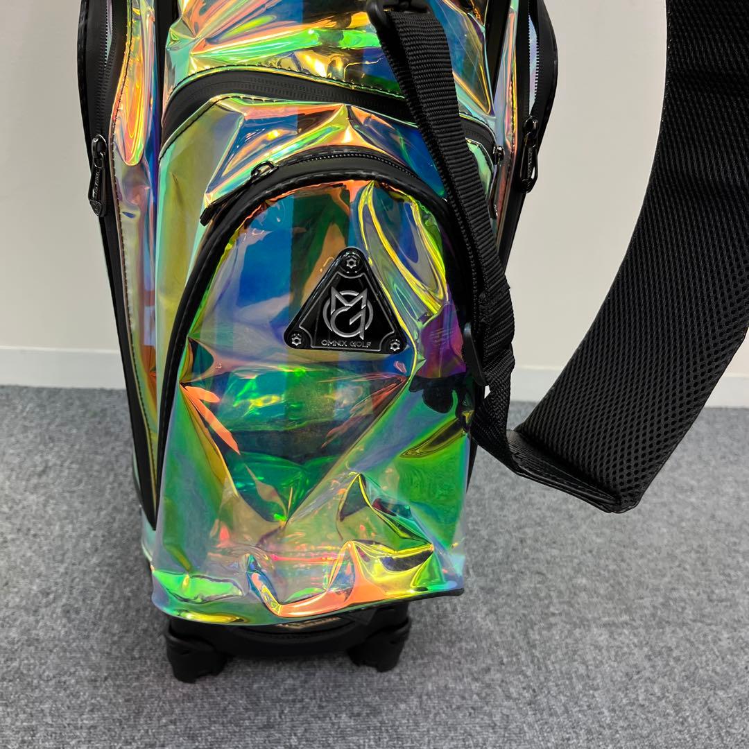 【新品】オムニクス レインボーゴールド キャディバッグ （組み立て完成済）