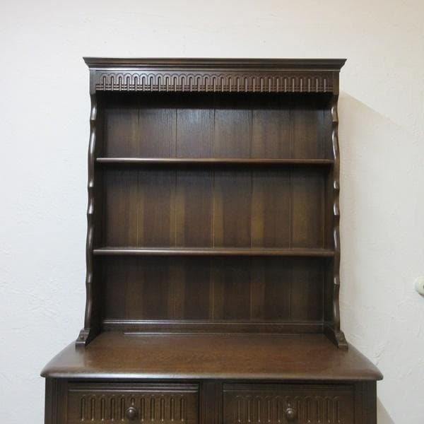 イギリス アンティーク 家具 ドレッサー カップボード キャビネット 6495c